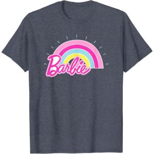 imageBarbie  Summer Rainbow TShirtHeather Blue
