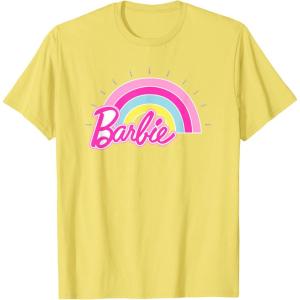 imageBarbie  Summer Rainbow TShirtLemon Yellow