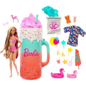 imageBarbie Pop Reveal Doll ampamp Accessories Rise ampamp Surprise Fruit Series Gift Set with Scented Doll ampamp Squishy Pet Color Change Moldable Sand ampamp More 15 Surprises