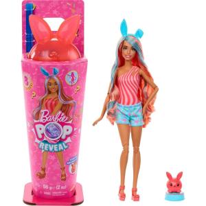 imageBarbie Pop Reveal Series Doll ampamp Accessories Set Shakes Series Scented Unicorn Fashion Doll ampamp Pet 8 Surprises Include Color ChangeBunny