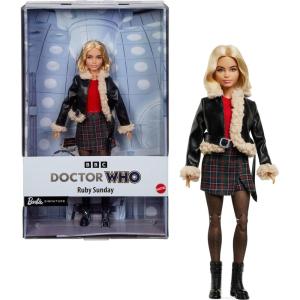 imageBarbie Ruby Sunday Doll Dr Who Collectible Inspired by The Series 14th Season with Doll Stand ampamp Certificate of Authenticity