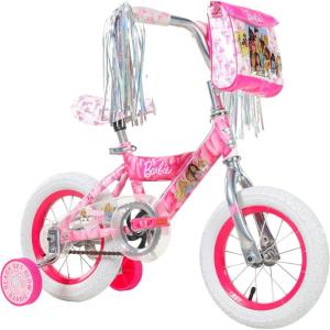 imageDynacraft Barbie 1218 Inch Girls BMX Bike for Age 39 Years  Fun and Stylish Design Sturdy and Durable Perfect for Kids Learning to Ride Easy to Assemble Ideal for Young RidersLight Pink