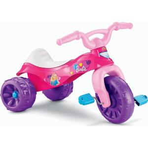 imageFisherPrice Barbie Toddler Tricycle Tough Trike Bike with Handlebar Grips and Storage for Preschool Kids Amazon ExclusiveBarbie