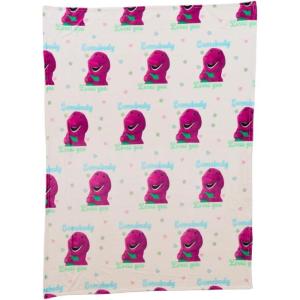 imageFranco Collectibles Barbie Super Soft Micro Raschel Throw Barbiecore 50 in x 70 in Officially Licensed ProductBarney
