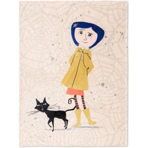 imageFranco Collectibles Barbie Super Soft Micro Raschel Throw Barbiecore 50 in x 70 in Officially Licensed ProductCoraline