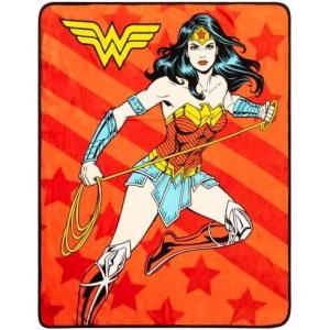 imageFranco Collectibles Barbie Super Soft Micro Raschel Throw Barbiecore 50 in x 70 in Officially Licensed ProductWonder Woman