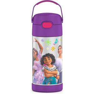 imageTHERMOS FUNTAINER Water Bottle with Straw  12 Ounce  Kids Stainless Steel Vacuum Insulated Water Bottle with Lid BarbieEncanto