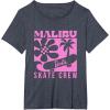 imageBarbie  Malibu Skate Crew TShirtHeather Blue