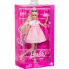 imageBarbie Deluxe Style Doll 3 in Barbiecore Outfit Blond Hair in Top Knot Pink Pastel Dress with Oversized Bow and Accessories Like Mesh TightsBlonde