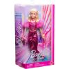 imageBarbie Deluxe Style Doll 6 in Metallic Coral Pink Dress with Bubble Hem Black Hair in Ponytail Accessories Like Sunglasses Jewelry and HandbagMetallic Pink Top and Pants