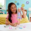imageBarbie Fun ampamp Fancy Doll ampamp Accessories Blonde Fashion Doll with ExtraLong Hair ampamp 2 Looks Including Silver Metallic Dress ampamp Hair ExtensionBlonde Hair