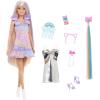 imageBarbie Fun ampamp Fancy Doll ampamp Accessories Blonde Fashion Doll with ExtraLong Hair ampamp 2 Looks Including Silver Metallic Dress ampamp Hair ExtensionBlonde Hair