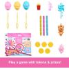 imageBarbie Mysteries Beach Detectives Malibu Doll ampamp Cotton Candy Game Booth Playset with 20 Accessories Including Prizes
