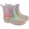 imageBarbie Toddler Chelsea Rain Boots Waterproof Rubber Kids BootsPastel Rainbow Ombre Glitter