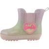 imageBarbie Toddler Chelsea Rain Boots Waterproof Rubber Kids BootsPastel Rainbow Ombre Glitter