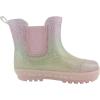 imageBarbie Toddler Chelsea Rain Boots Waterproof Rubber Kids BootsPastel Rainbow Ombre Glitter