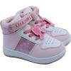 imageBarbie Toddler Girls HighTop SneakersPink Glitter Barbie