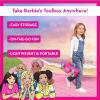 imageBarbie Tool Box Playset  18 Piece Deluxe Tool Set Pretend Play Construction Tools with Tape Measure Girls Pink Tool Box with Handle Perfect Preschool Role Play Toy for Kids