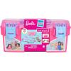 imageBarbie Tool Box Playset  18 Piece Deluxe Tool Set Pretend Play Construction Tools with Tape Measure Girls Pink Tool Box with Handle Perfect Preschool Role Play Toy for Kids