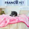 imageFranco Pet Barbie Super Soft Cozy Waterproof SherpaBacked Blanket Throw for Medium Dogs CouchBedCar 40x50 Officially Licensed ProductBarbie