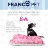 imageFranco Pet Barbie Super Soft Cozy Waterproof SherpaBacked Blanket Throw for Medium Dogs CouchBedCar 40x50 Officially Licensed ProductBarbie