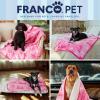 imageFranco Pet Barbie Super Soft Cozy Waterproof SherpaBacked Blanket Throw for Medium Dogs CouchBedCar 40x50 Officially Licensed ProductBarbie