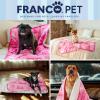 imageFranco Pet Barbie Super Soft Cozy Waterproof SherpaBacked Blanket Throw for Medium Dogs CouchBedCar 40x50 Officially Licensed ProductBarbie