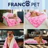 imageFranco Pet Barbie Super Soft Cozy Waterproof SherpaBacked Blanket Throw for Medium Dogs CouchBedCar 40x50 Officially Licensed ProductBarbie