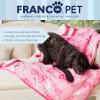 imageFranco Pet Barbie Super Soft Cozy Waterproof SherpaBacked Blanket Throw for Medium Dogs CouchBedCar 40x50 Officially Licensed ProductBarbie