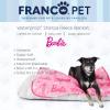 imageFranco Pet Barbie Super Soft Cozy Waterproof SherpaBacked Blanket Throw for Medium Dogs CouchBedCar 40x50 Officially Licensed ProductBarbie