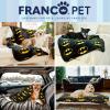 imageFranco Pet Barbie Super Soft Cozy Waterproof SherpaBacked Blanket Throw for Medium Dogs CouchBedCar 40x50 Officially Licensed ProductBatman