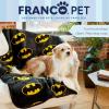 imageFranco Pet Barbie Super Soft Cozy Waterproof SherpaBacked Blanket Throw for Medium Dogs CouchBedCar 40x50 Officially Licensed ProductBatman