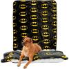 imageFranco Pet Barbie Super Soft Cozy Waterproof SherpaBacked Blanket Throw for Medium Dogs CouchBedCar 40x50 Officially Licensed ProductBatman