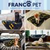 imageFranco Pet Barbie Super Soft Cozy Waterproof SherpaBacked Blanket Throw for Medium Dogs CouchBedCar 40x50 Officially Licensed ProductBatman
