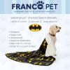 imageFranco Pet Barbie Super Soft Cozy Waterproof SherpaBacked Blanket Throw for Medium Dogs CouchBedCar 40x50 Officially Licensed ProductBatman