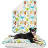 imageFranco Pet Barbie Super Soft Cozy Waterproof SherpaBacked Blanket Throw for Medium Dogs CouchBedCar 40x50 Officially Licensed ProductCare Bears