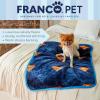 imageFranco Pet Barbie Super Soft Cozy Waterproof SherpaBacked Blanket Throw for Medium Dogs CouchBedCar 40x50 Officially Licensed ProductSuperman