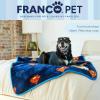 imageFranco Pet Barbie Super Soft Cozy Waterproof SherpaBacked Blanket Throw for Medium Dogs CouchBedCar 40x50 Officially Licensed ProductSuperman