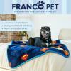 imageFranco Pet Barbie Super Soft Cozy Waterproof SherpaBacked Blanket Throw for Medium Dogs CouchBedCar 40x50 Officially Licensed ProductSuperman