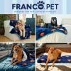 imageFranco Pet Barbie Super Soft Cozy Waterproof SherpaBacked Blanket Throw for Medium Dogs CouchBedCar 40x50 Officially Licensed ProductSuperman