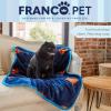 imageFranco Pet Barbie Super Soft Cozy Waterproof SherpaBacked Blanket Throw for Medium Dogs CouchBedCar 40x50 Officially Licensed ProductSuperman