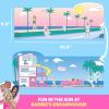 imageHorizon Group USA Barbie Puffy Sticker Playset 75 Reusable Stickers 2Sided Beach Play Scene TravelFriendly Ages 3Barbie