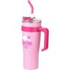 imageMINISO Barbie Collection Steel Cup with Handle and Straw 1600mL  Stylish and Sustainable Drinkware for Barbie EnthusiastsLight Pink