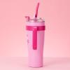 imageMINISO Barbie Collection Steel Cup with Handle and Straw 1600mL  Stylish and Sustainable Drinkware for Barbie EnthusiastsLight Pink