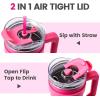 imageMINISO Barbie Collection Steel Cup with Handle and Straw 1600mL  Stylish and Sustainable Drinkware for Barbie EnthusiastsPink Barbie