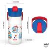 imageZak Designs Barbie Harmony Water Bottle for Travel or At Home 20oz Stainless Steel is LeakProof When Closed and Vacuum Insulated with Straw Lid and Carry Handle PinkPAW Patrol