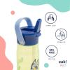 imageZak Designs Barbie Harmony Water Bottle for Travel or At Home 20oz Stainless Steel is LeakProof When Closed and Vacuum Insulated with Straw Lid and Carry Handle PinkBluey
