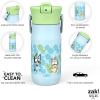imageZak Designs Barbie Harmony Water Bottle for Travel or At Home 20oz Stainless Steel is LeakProof When Closed and Vacuum Insulated with Straw Lid and Carry Handle PinkBluey Bluey  Bingo  Muffin