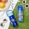 imageZak Designs Barbie Harmony Water Bottle for Travel or At Home 20oz Stainless Steel is LeakProof When Closed and Vacuum Insulated with Straw Lid and Carry Handle PinkMarvel Spidey and His Amazing Friends