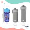 imageZak Designs Barbie Harmony Water Bottle for Travel or At Home 20oz Stainless Steel is LeakProof When Closed and Vacuum Insulated with Straw Lid and Carry Handle PinkMarvel Spidey and His Amazing Friends
